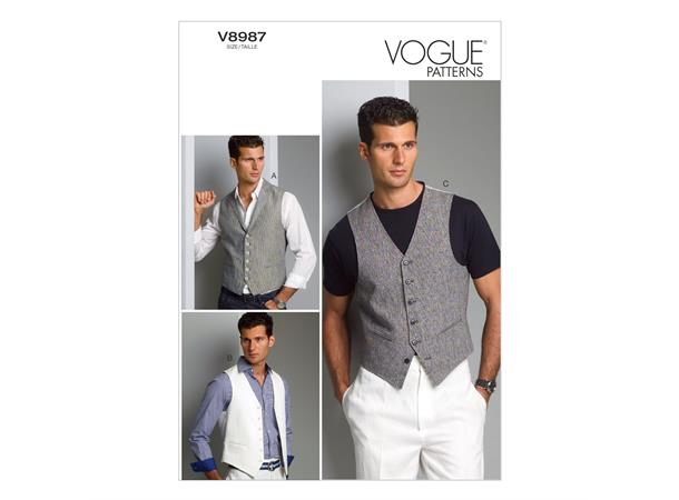 Vogue 8987 - Vest MUU (34-36-38-40)