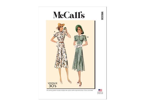 McCall's 8338 - Vintage Kjole.