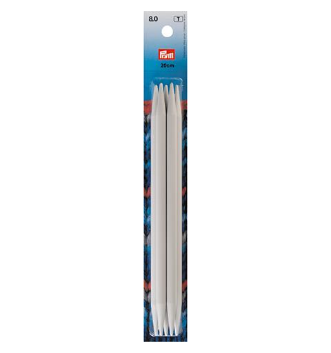 Strømpepinner 8,00 mm x 20 cm