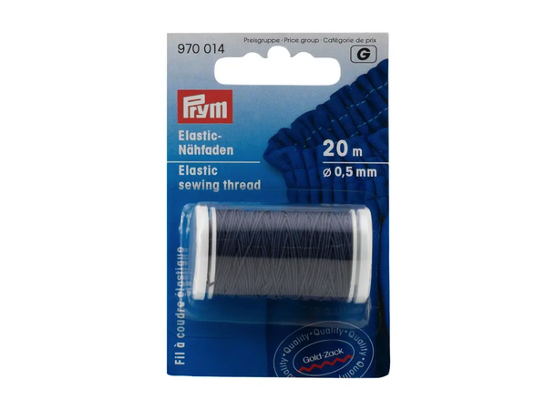 Elastisk sytråd, marineblå