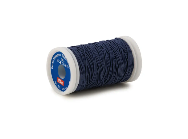 Elastisk sytråd, marineblå