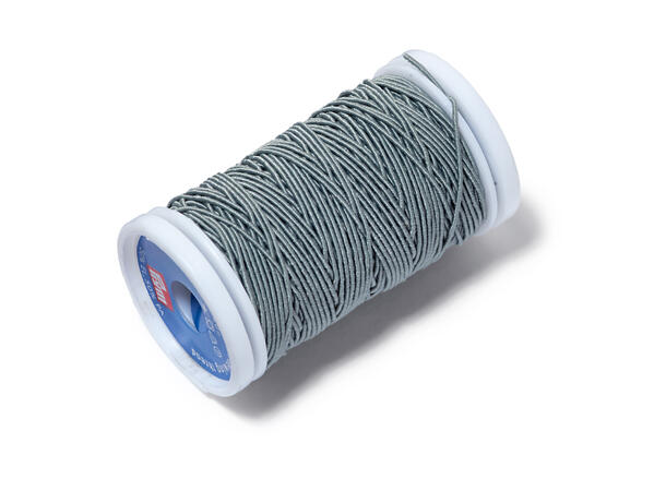 Elastisk sytråd, grå
