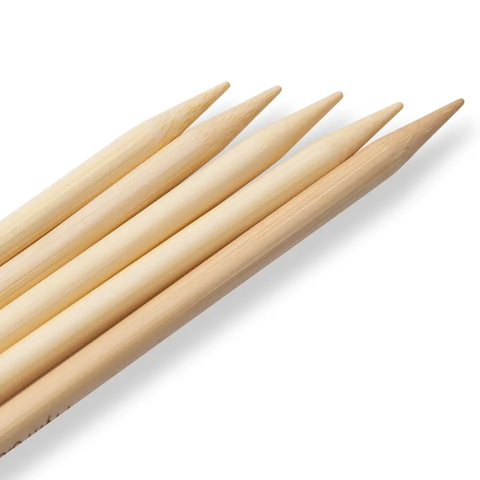 Strømpepinner bambus 6,00 mm x 20 cm
