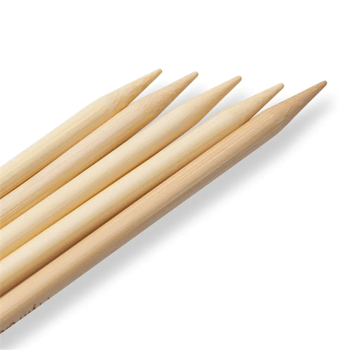 Strømpepinner bambus 6,00 mm x 20 cm