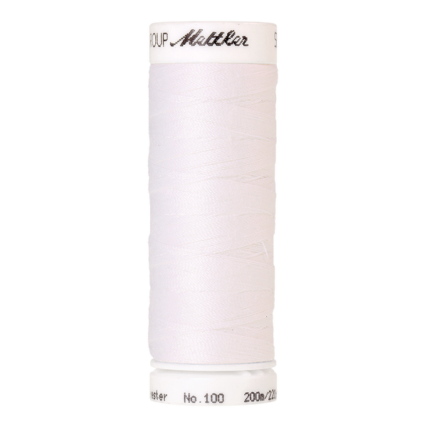 Mettler, Seralon 200m Farge nr 2000 hvit