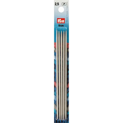 Strømpepinner 2,50 mm x 15 cm