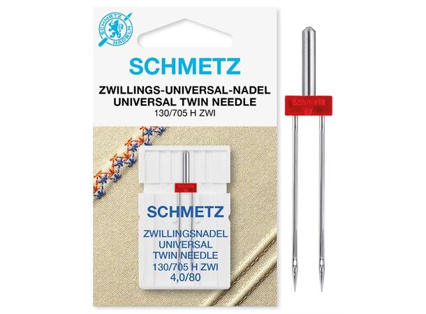 Schmetz universal tvillingnål 4,0/80