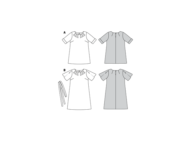 Burda 6305 - Bluse og kjole