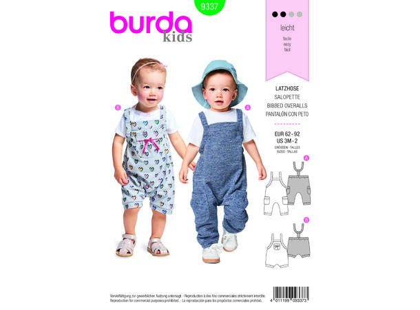 Burda 9337 - selebukse