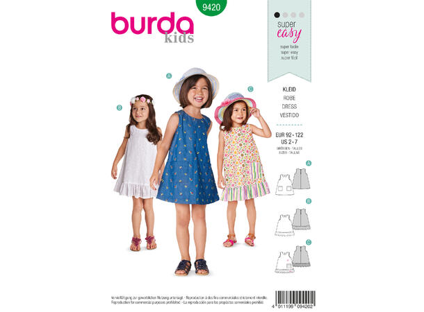 Burda 9420 - Kjole