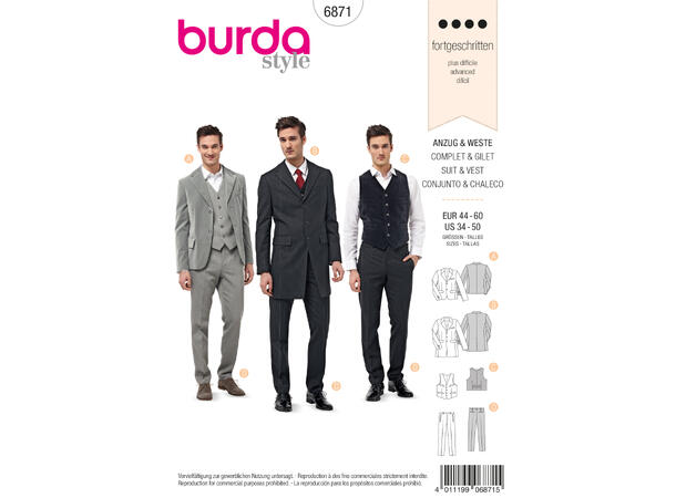 Burda  6871 - Dress