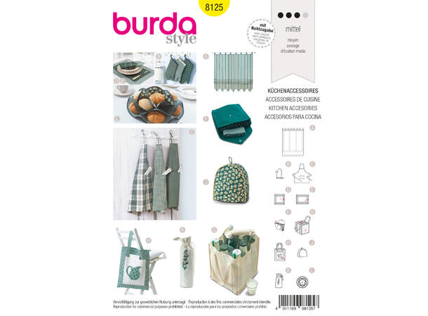 Burda 8125 - Kjøkkentilbehør