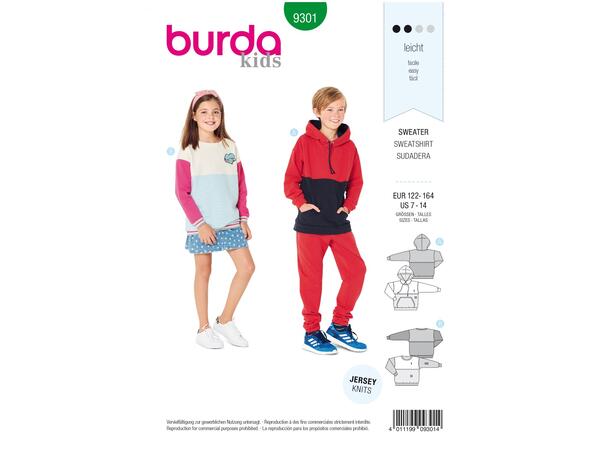 Burda 9301 - Sweatshirt