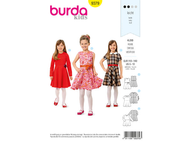 Burda 9379 - Kjole