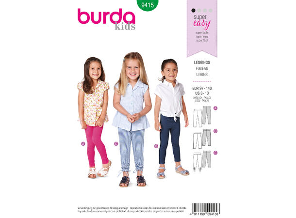 Burda 9415 - Bukse