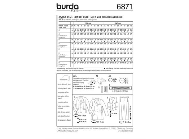 Burda  6871 - Dress