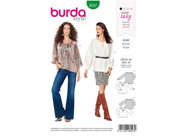 Burda 6227, Bluse