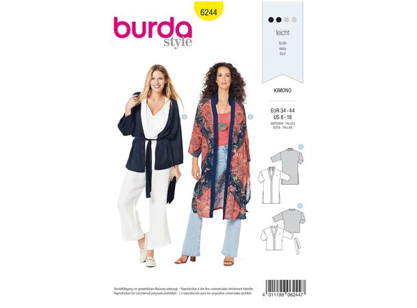 Burda 6244 - Kimono