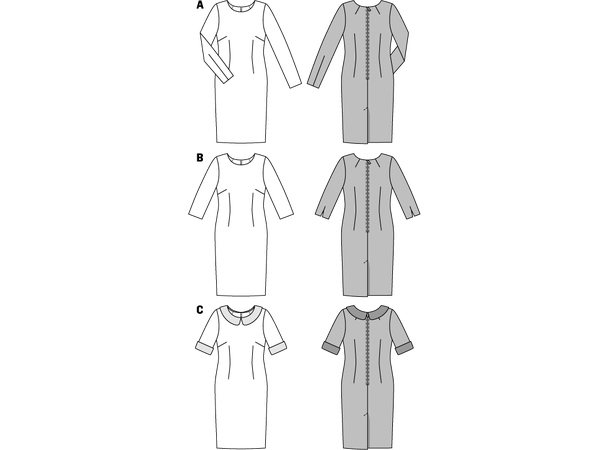 Burda 7136 - Kjole