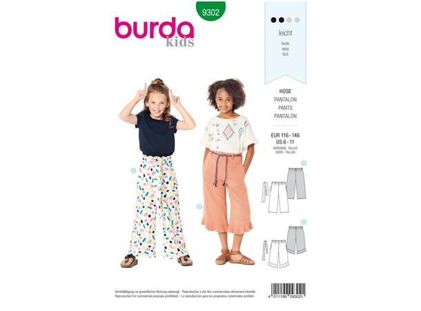 Burda 9302 - Bukse og kulotter