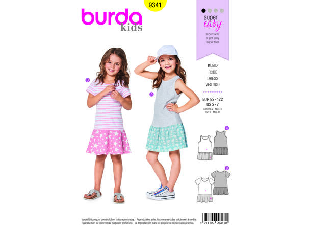 Burda 9341 - Kjole