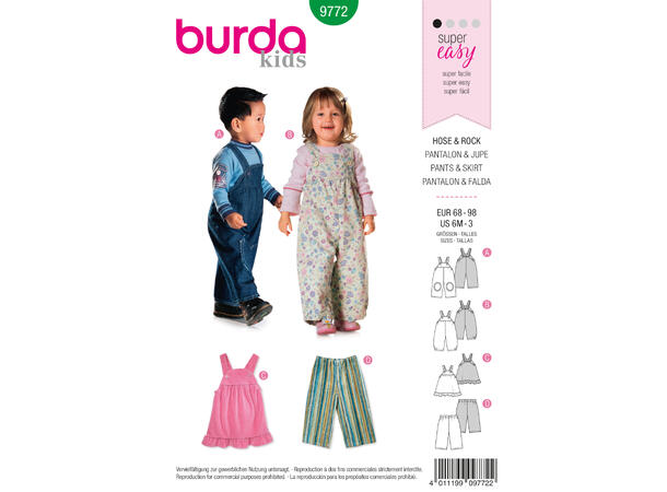 Burda 9772 - Klespakke