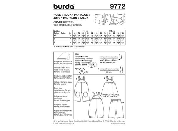 Burda 9772 - Klespakke