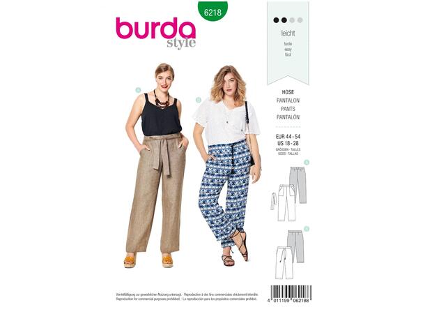 Burda 6218, Bukse