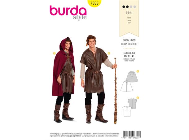 Burda 7333 - Robin Hood-kostyme