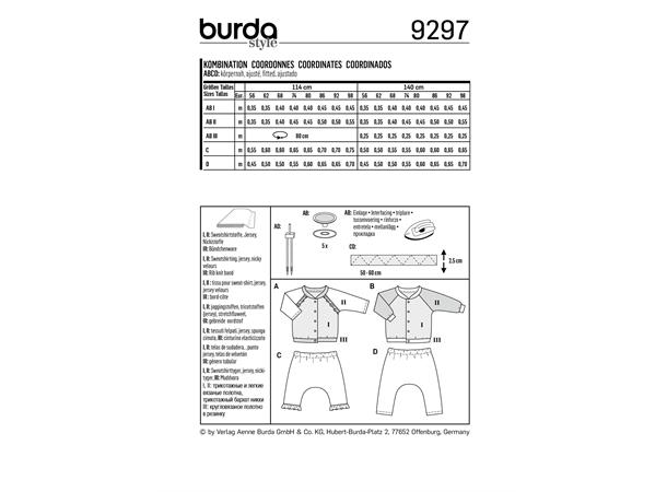 Burda 9297 - Joggedress