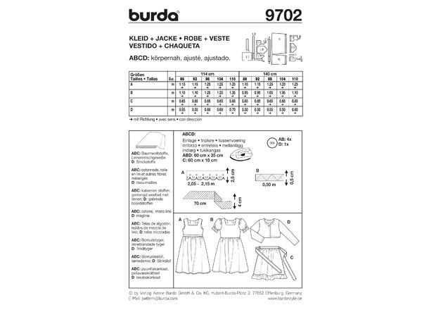 Burda 9702 - jole og bolero