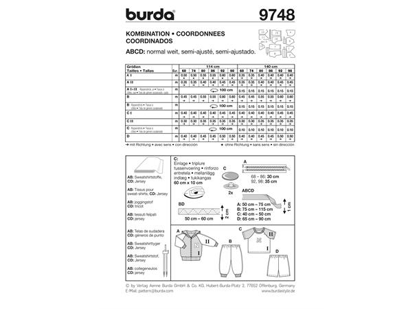 Burda 9748 - Klessett