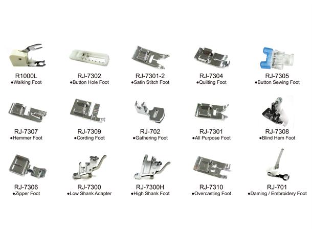 RJ-215 Pressarfots set 15 delar
