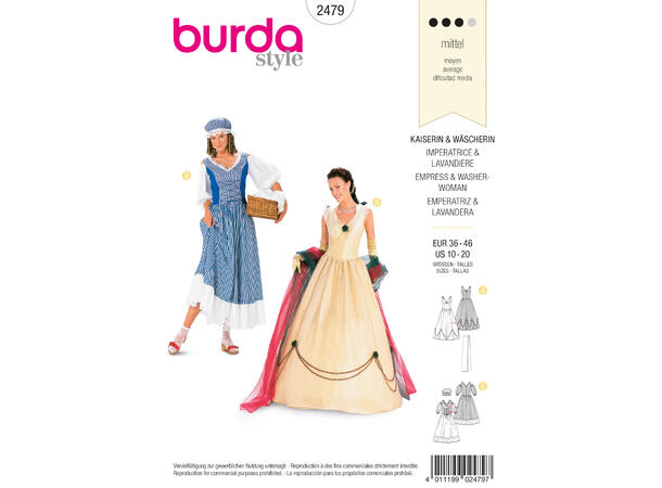 Burda 2479 - Keiserinne og hushjelp
