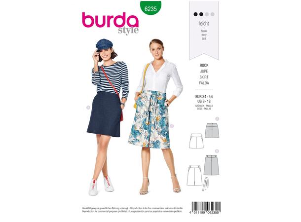 Burda 6235, Skjørt