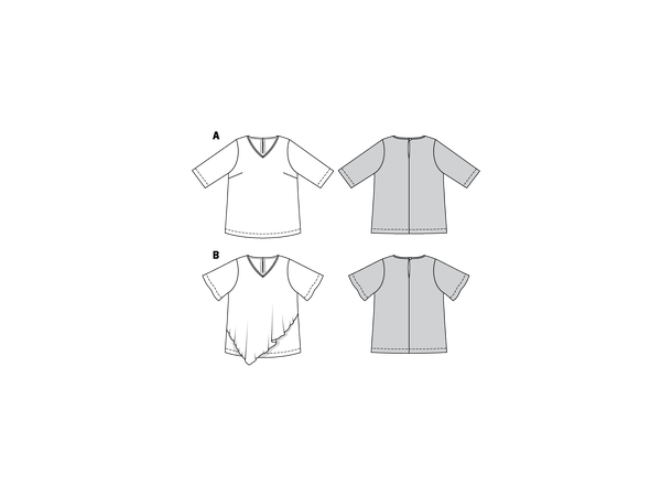 Burda 6307 - T-skjorte