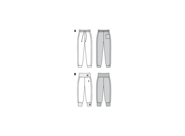Burda 6317 - Joggebukse