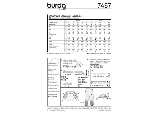 Burda 7467 - Landsknekt
