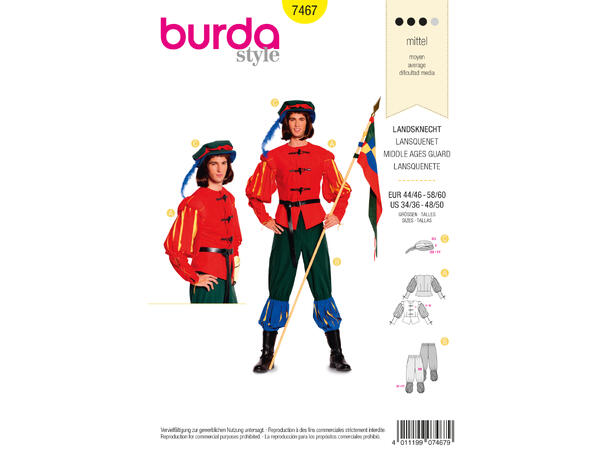 Burda 7467 - Landsknekt