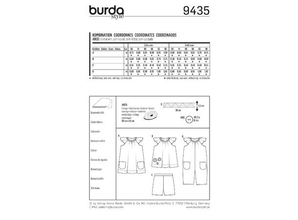 Burda 9435 - Klessett