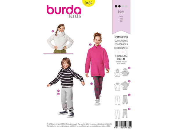 Burda 9482 - Joggedress