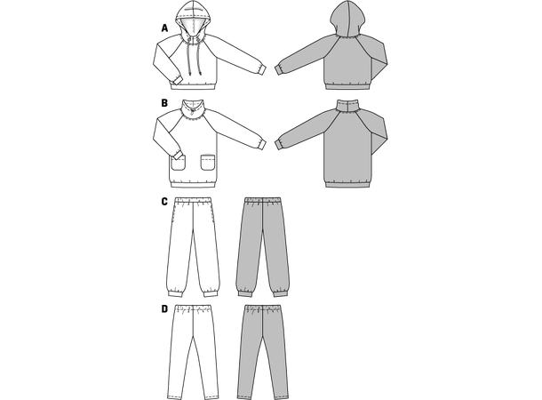 Burda 9482 - Joggedress