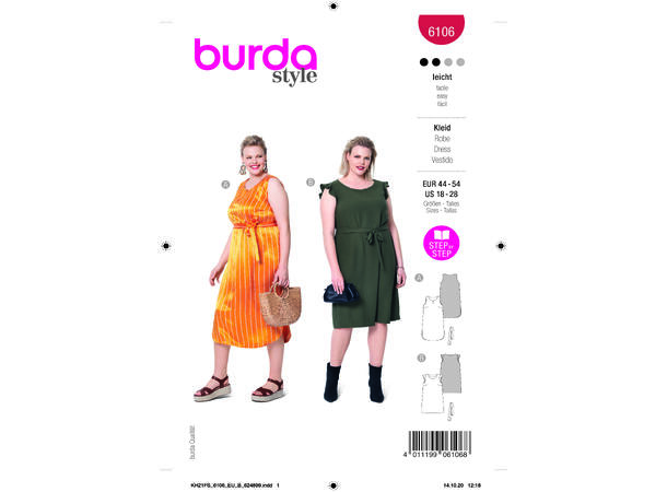 Burda 6106 - Kjole