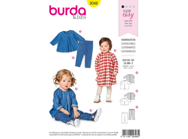 Burda 9348 - Barnesett