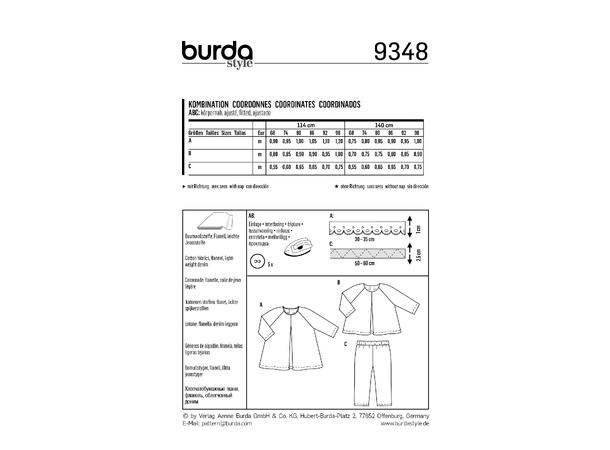 Burda 9348 - Barnesett