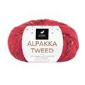 DSA , Alpakka Tweed garn 120 Rød