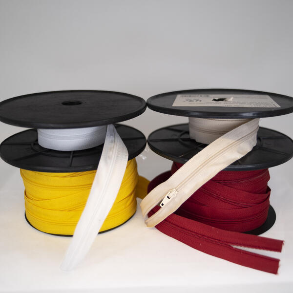 Glidelås, metervare uten trekker 4mm spiral, flere farger