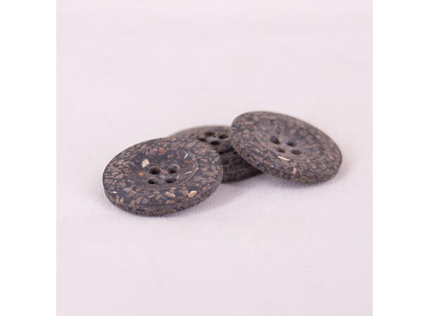 Knapp av resirkulert kokosnøtt 23mm