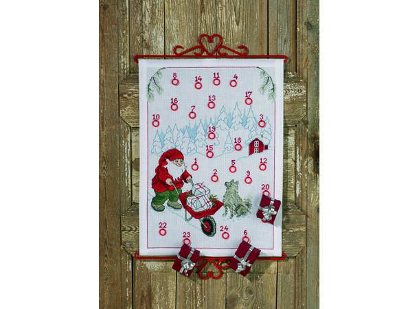 Permin, Adventskalender med nisse og trillebår