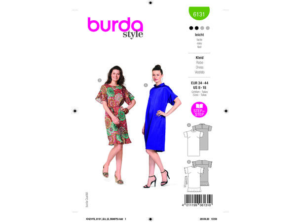 Burda 6131 - Kjole
